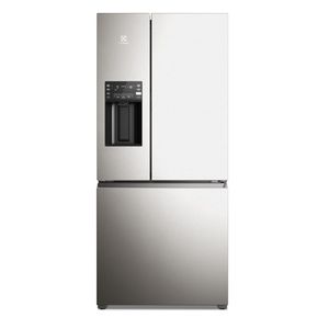 Geladeira Electrolux 3 Portas Frost Free Inverter 540L Dispenser água E Gelo Inox Look IM8IS