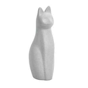 Escultura De Gato Em Cerâmica