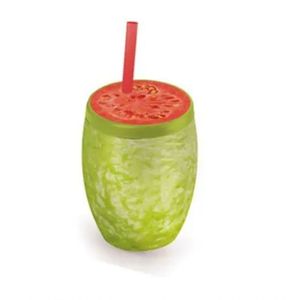Copo Bojo Canudo Injetemp Goiaba - 650ml
