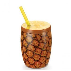 Kit 6 Copos Fruta Abacaxi - Injetemp