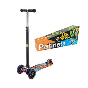 Patinete Flash Radical C- Altura Ajustável E Luz Nas Rodas Dmr6862