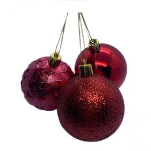 Bola Print Estrela Mix 6 Cm C-9 Vermelho Yangzy 22217