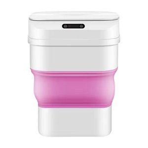 Lixeira Automática Smart Com Sensor – Retrátil, Resistente à água, Ideal Para Viagem E Camping! Cor:azul;tamanho:u