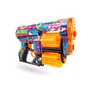 Lançador Xshot Skins Dread Sonic 12 Dardos- Robotnik