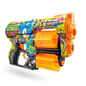 Lançador X-shot Skin Dread Sonic Com 12 Dardos - Hyper Spike