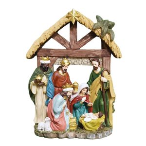 Sagrada Familia 34,5cm Em Resina Florarte