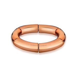 Pulseira Bijuteria Com Acrílico Na Cor Cobre