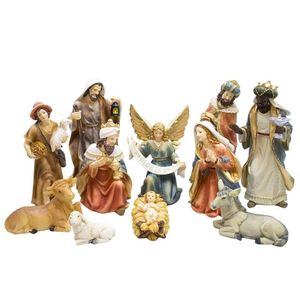 Presépio De Resina 11 Pçs 4,5x3,5x13 Cm Rio Master Hg9772
