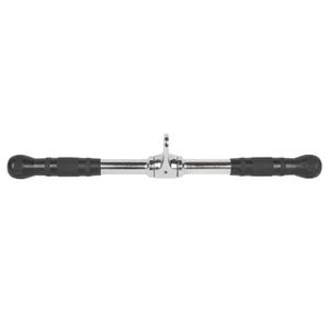 Puxador Pulley Reto 51 Cm Pegada Emborrachada Com Giro Lion