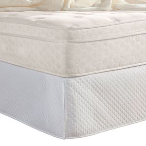 Saia Para Box De Colchão Casal Padrão 1 Peça Matelada 100% Poliéster Branco