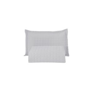 Kit Cobre Leito Matelado Copacabana 2 Peças Solteiro 100% Poliéster Percal 300 Fios - Branco
