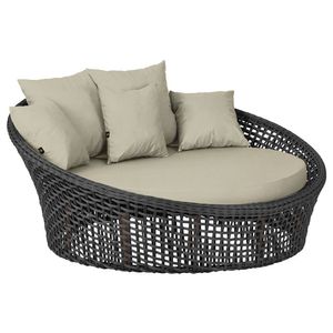 Chaise Hungria Pintura Marrom Corda Náutica E7 Trama Preto
