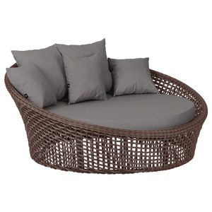 Chaise Hungria Pintura Preta Corda Náutica E11 Trama Marrom