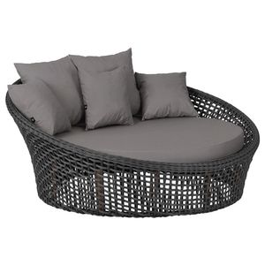 Chaise Hungria Pintura Marrom Corda Náutica E11 Trama Preto