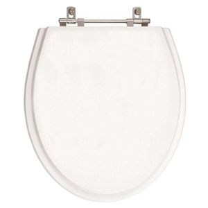 Assento Sanitário Poliéster Windsor Branco Para Vaso Deca