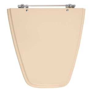 Assento Sanitário Poliéster Plaza Visone Para Vaso Ideal Standard