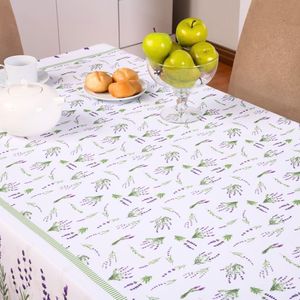 Toalha De Mesa Estampada Allegra 1 Peça 4 Lugares 100% Poliéster - Lavanda