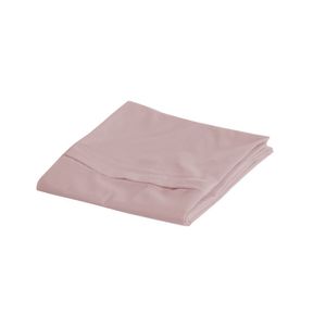Capa Para Travesseiro Fofuxão 1 Peça 1,46m X 46cm 80% Algodão 20% Poliéster Percal 140 Fios Com Zíper - Rosê