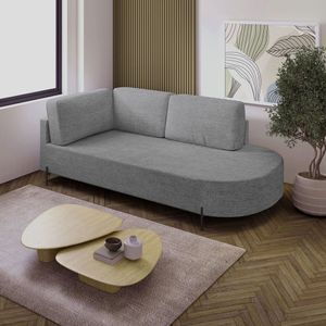 Sofá Living Orgânico 2 Lugares 165cm Norten Cinza