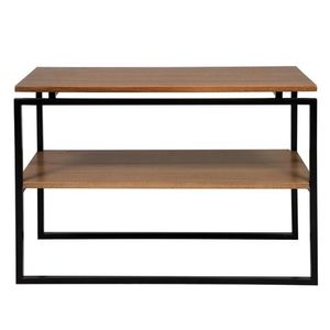 Estante Para Objetos Livros E Plantas 90 Cm X 40 Cm X 64 Zen Natural/preto