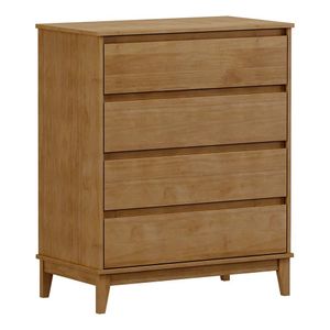 Comoda 4 Gavetas Mdf 81 Cm 2801 Milani Store Freijo