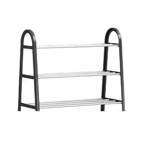 Sapateira Organizadora Estante Industrial Prateleira Porta Sapatos Tenis 3 Andares Rack 9 Pares Lavanderia Quarto Closet