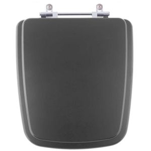 Tampa De Vaso Sanitario Poliester Boss Noir Preto Fosco Para Vaso Incepa