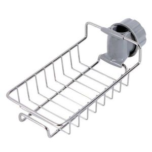 Suporte Organizador De Pia E Chuveiro Inox Porta Detergente Esponja Shampooo Rack Multiuso Cozinha