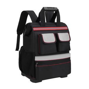 Mochila Ferramentas Base Emborrachada Reforcada Bolsa Impermeavel Refletiva Motoboy Grande Premium