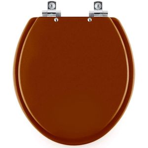 Assento Sanitário Soft Close Targa Caramelo Para Vaso Deca