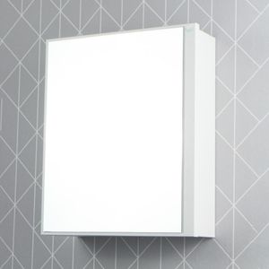 Armário Para Banheiro Com Espelho Cairo Branco 26cm