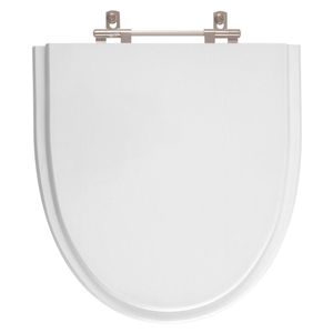 Tampa De Vaso Poliéster Studio Branco Para Bacia Incepa