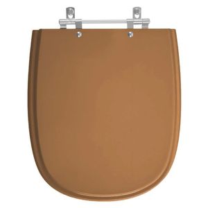 Tampa De Privada Em Mdf Donna Ocre Para Louça Santamarina