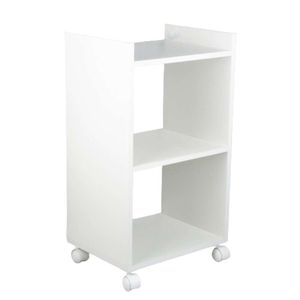 Armário Organizador Nicho Branco Com Rodízio 40cm Para Cozinha