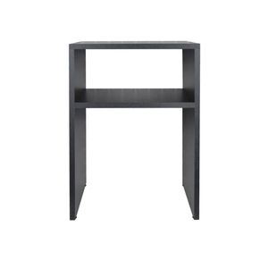 Mesa De Cabeceira Preta Cama Solteiro Quarto Sala 50x35cm