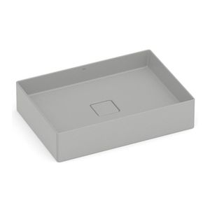Cuba De Apoio Retangular 51cm X 36cm Sem Mesa T6 Terra Roca Stone