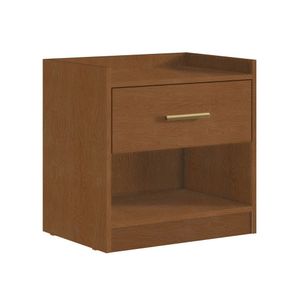 Mesa De Cabeceira 1 Gaveta 1 Nicho 54x54x39cm Carvalho Vermontt