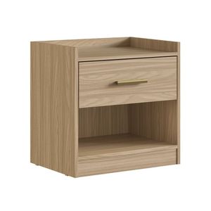 Mesa De Cabeceira 1 Gaveta 1 Nicho 54x39cm Cedro