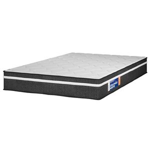 Colchão De Espuma Casal Selectus D45 138x188x20 Plumatex Preto/branco