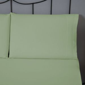 Jogo De Lençol Dia A Dia Liso 3 Peças King 80% Algodão - 20% Poliéster Percal 140 Fios - Verde