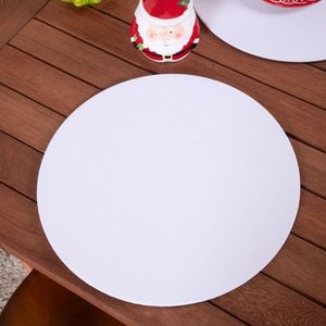 Capa Para Sousplat Basic Liso 35cm Diâmetro Tecido Oxford 100% Poliéster - Branco