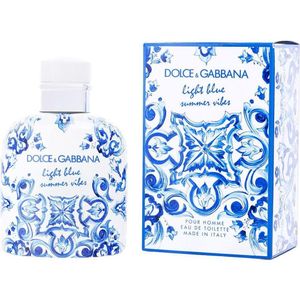 Perfume Masculino Dolce e Gabbana D G Light Blue Summer Vibes Edt Spray 125ml