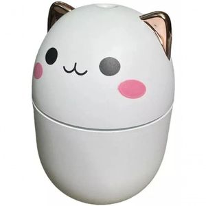 Umidificador Aromatizador Difusor Infantil Gatinho Luz Rgb
