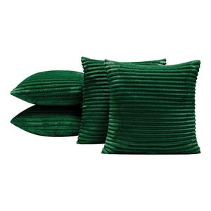 Capas De Almofadas Velvet Bariloche 45x45cm 04 Peças - Verde