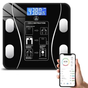 Balança Corporal Bioimpedância Com Aplicativo Alta Precisão 180kg