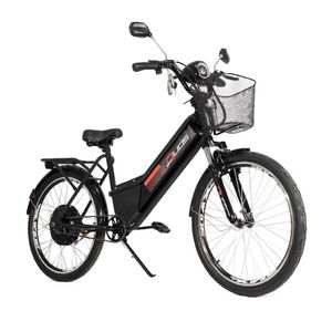 Bicicleta Elétrica Duos Confort 800W Preta Duos Bikes