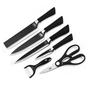 Kit De Facas Premium Em Plástico Resistente Corte Com Estilo E Segurança