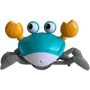 Brinquedo Caranguejo Fujão Música Luz Sensor