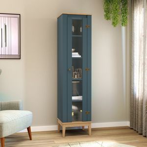 Cristaleira - Colonial 450cm X 1800cm X 405cm 1 Porta Mel / Petroleo