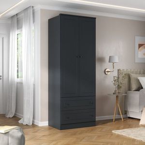 Guarda-roupa 2 Portas 2 Gavetas Fort Grafitto